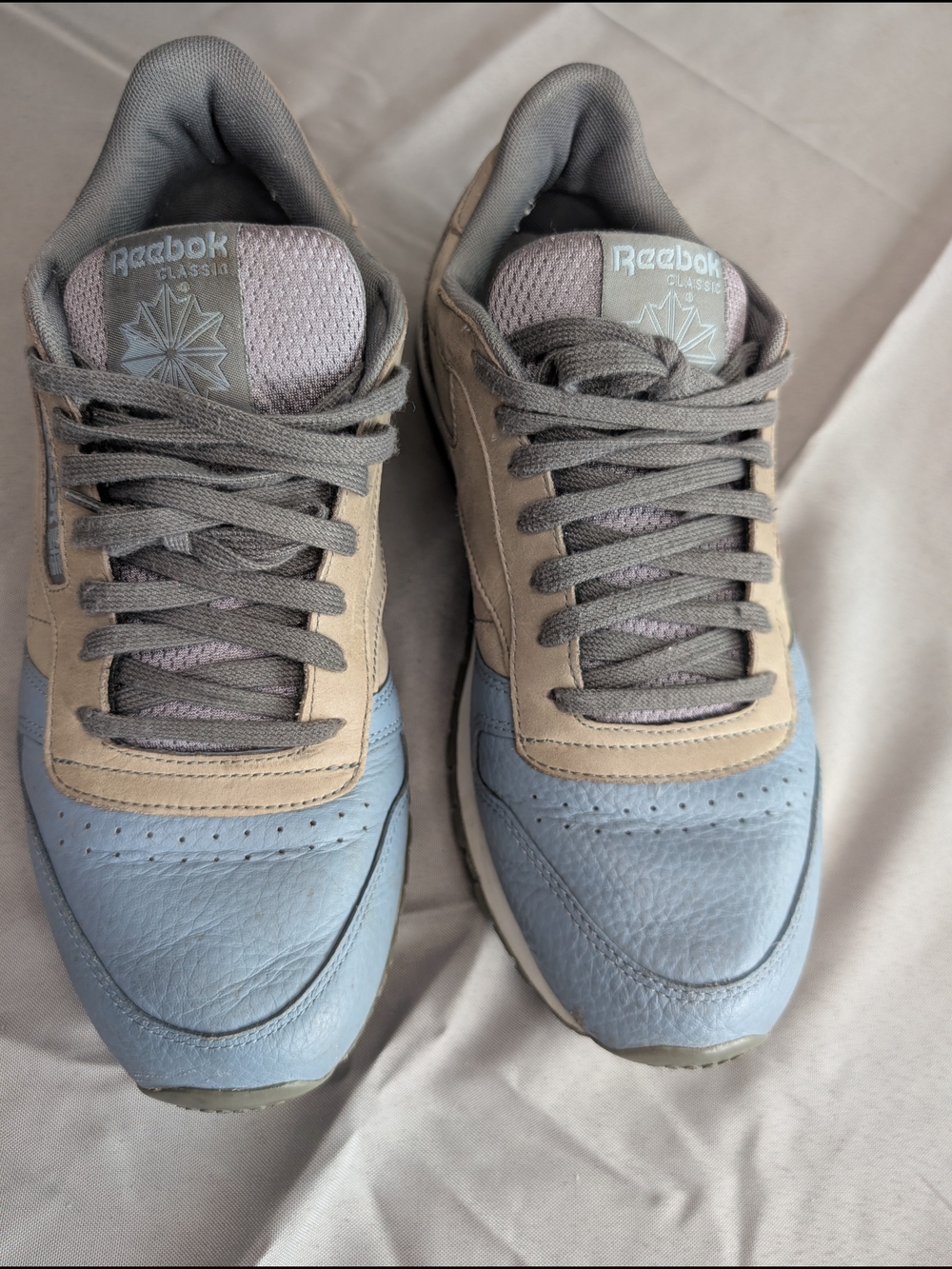 Reebok Classic Two-Tone Blue & Gray Sneakers